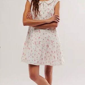 FREE PEOPLE BEASLEY MINI DRESS SIZE SMALL NWOT